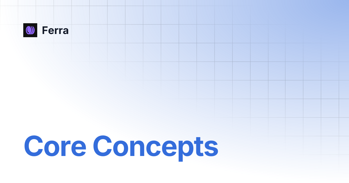 Core Concepts | Ferra