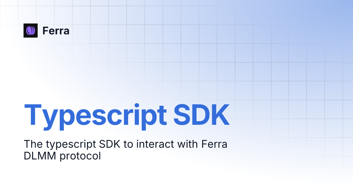 Typescript SDK | Ferra